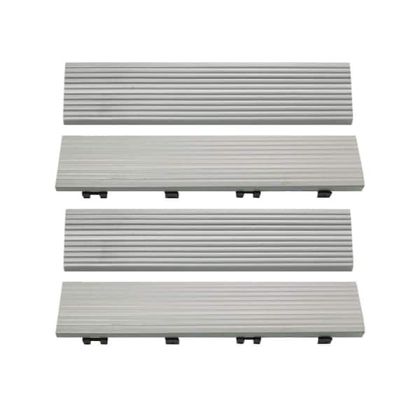 NewTechWood 1/6 ft. x 1 ft. Quick Deck Composite Deck Tile