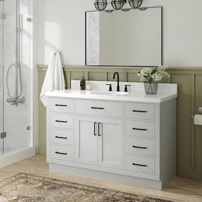 Baylor Floating Open Storage Single Bathroom Vanity (42)