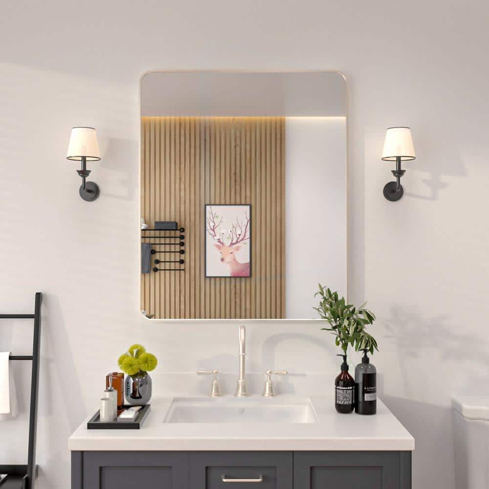 niveal 30 in. W x 36 in. H Rectangular Framed Wall Bathroom