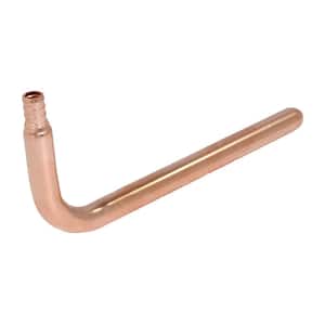 8 in. x 1/2 in. PEX Copper 90° Stub Out Elbow