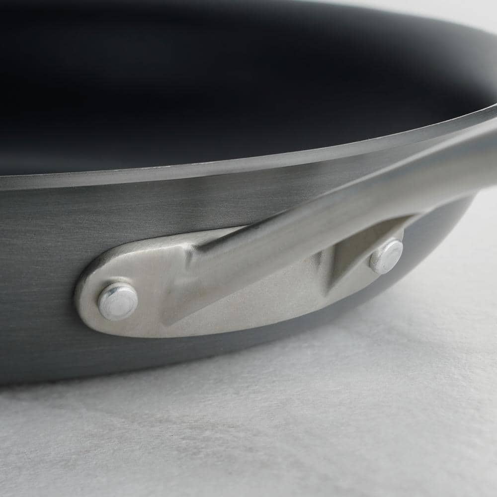 8-Inch Hard Anodized Nonstick Aluminum Fry Pan with Stainless Steel Handle