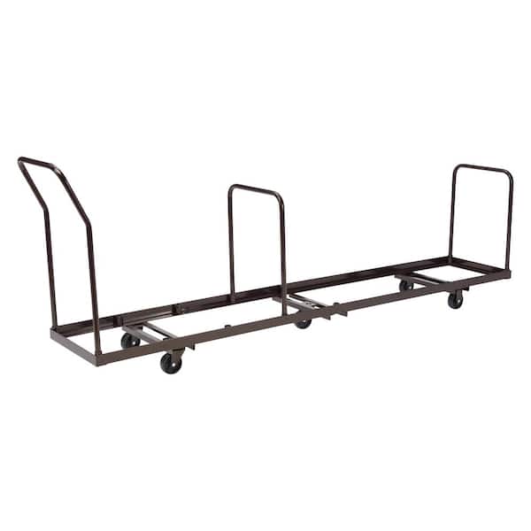 National Public Seating 1375 lbs. Weight Capacity Folding Chair Dolly for Storage and Transport