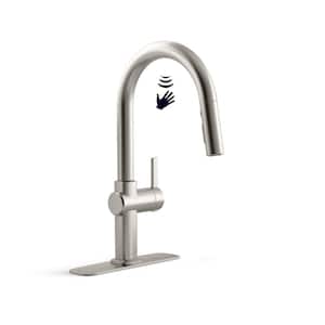 Clarus Touchless Single Handle Pull Down Sprayer Kitchen Faucet in Vibrant Stainless