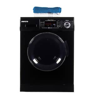 1.57 cu. ft. 110-Volt Black High-Efficiency Compact Vented/Ventless Electric Version 2 Pro All-in-One Washer Dryer Combo