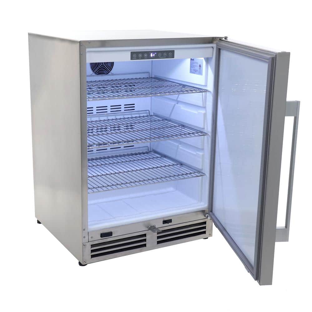 Compact Stainless Steel Smart Undercounter Refrigerator, 5.4 cu. ft.