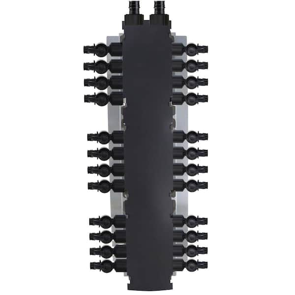 24-Port Plastic PEX-A Manifold with 1/2 in. Poly Alloy Valves