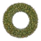 Northlight 36 in. Pre-Lit Northern Pine Artificial Christmas Wreath ...