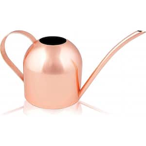 30 oz. Copper Watering Can - Metal Watering Can with Long Spout, Perfect Plant Watering Can