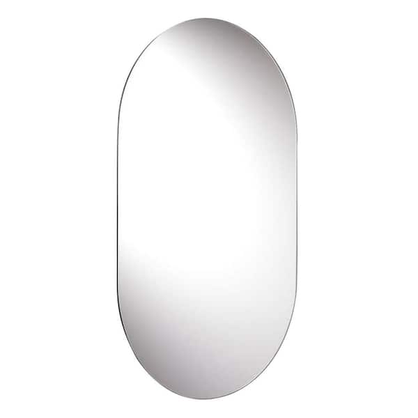 Croydex Harrop 16 in. W x 26 in. H Rectangular Frameless Wall Mounted Bathroom Vanity Mirror
