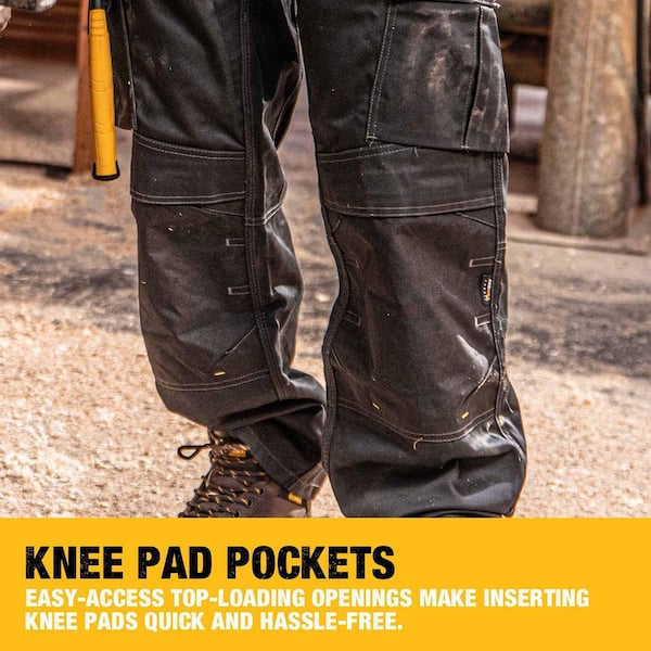 DEWALT ProTradesman Men's 38 in. W x 33 in. L Black Polyester