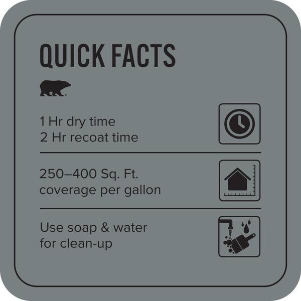 BEHR MARQUEE - 1 gal. #N450-5 Intergalactic Flat Exterior Paint & Primer