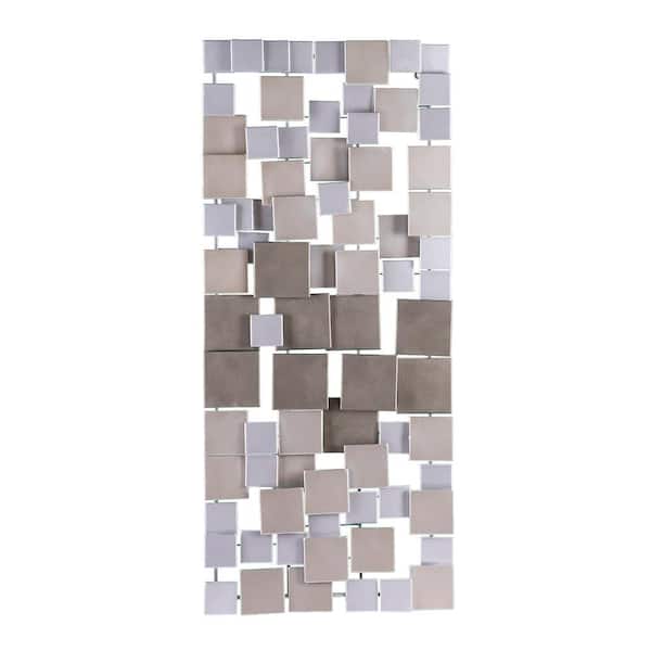 SEI FURNITURE Wavson Multi-Coloured Wall Sculpture with Geometric Design