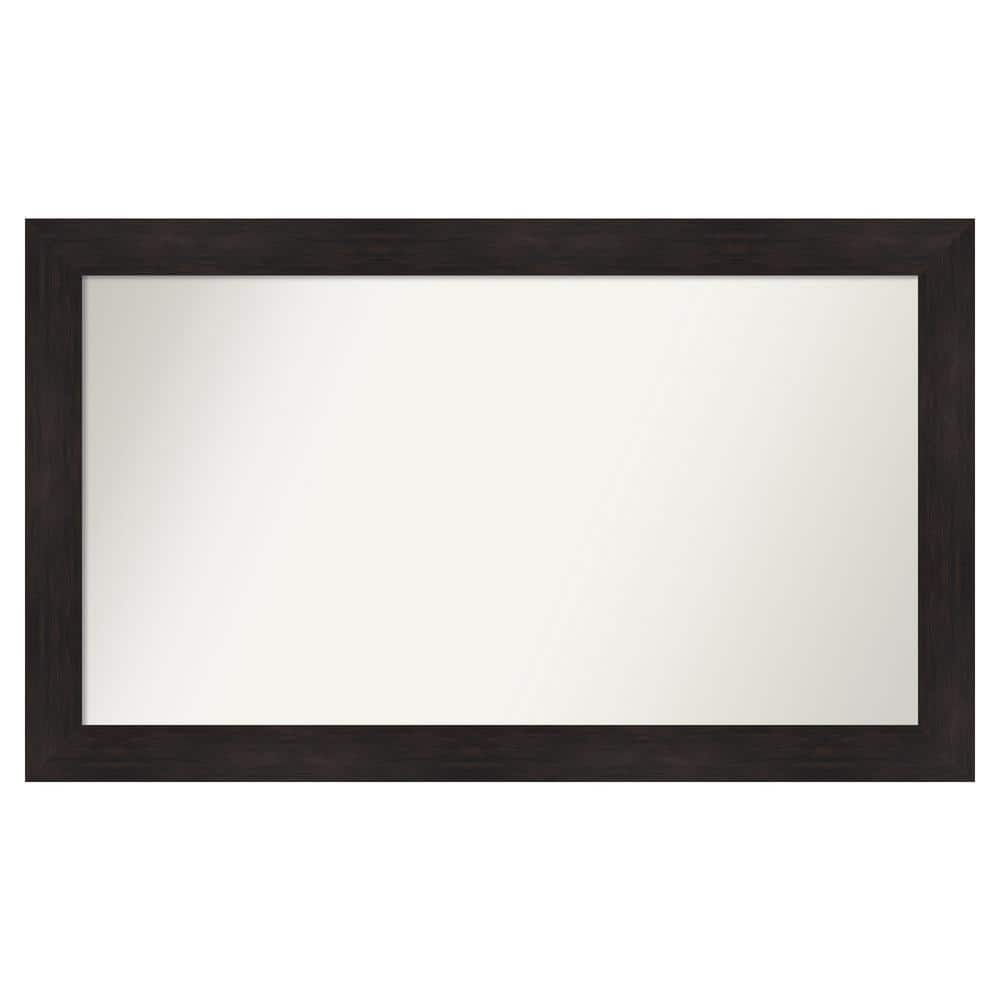 Furniture Espresso 51.75 in. x 30.75 in. Custom Non-Beveled Satin Recyled Polystyrene Bathroom Vanity Wall Mirror price history on PriceWatchPro
