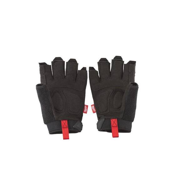 New Fingerless Mechanics Gloves Large Safety Workwear 