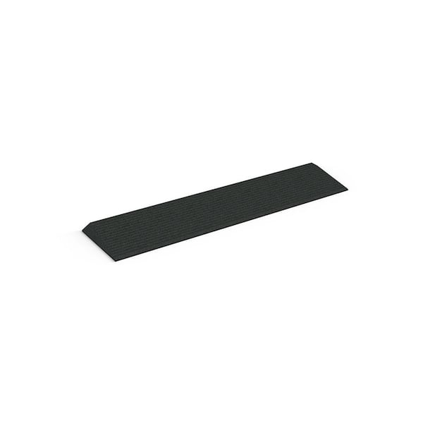 TRANSITIONS Angled Entry Mat, Black, 1 in.
