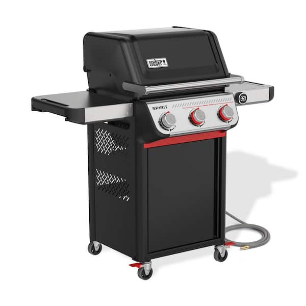 Weber Spirit E-425 4-Burner Natural Gas Grill in Black with Sear