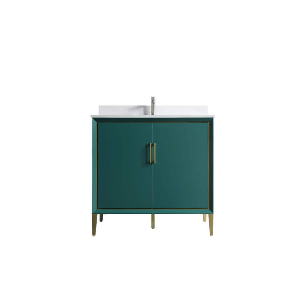 VSD 36in. W x 22in. D x 35in. H Single Sink Freestanding Bath Vanity in Gre