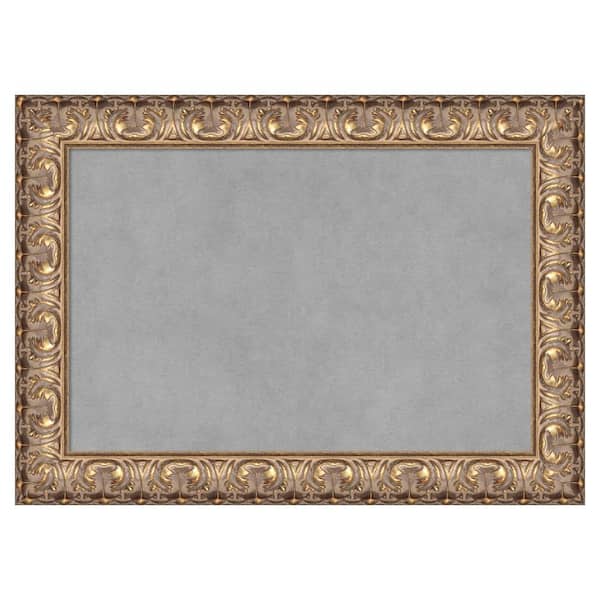 Amanti Art Florentine Gold 21 in. x 15 in Framed Magnetic Board