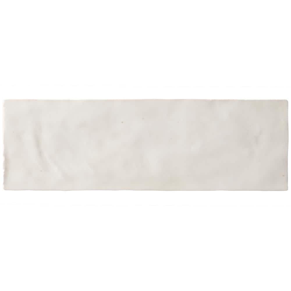 Kingston White 3" x 8" Glazed Ceramic Subway Wall Tile
