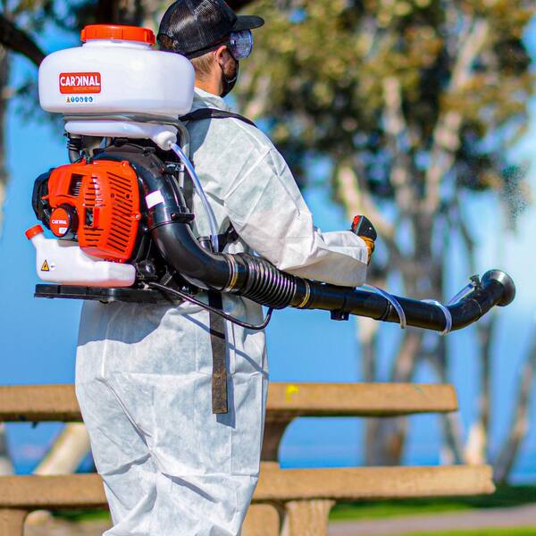 Cardinal 3 5 Gal Backpack Fogger Duster Leaf Blower 3 In 1 Sprayer With 3 Hp Engine For Pest Control Disinfectant Herbicide Cmd65 The Home Depot