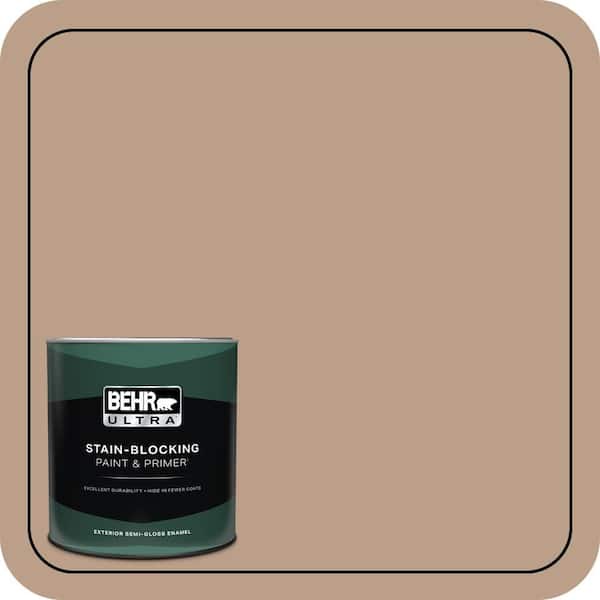 BEHR ULTRA 1 qt. #N240-4 Sierra Semi-Gloss Enamel Exterior Paint & Primer