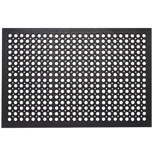 Outdoor Rubber Mats with Drainage, Rubber Drainage Mat,Outdoor Mats for Back  Door, Waterproof, Interlocking Rubber Mats, Easy Clean Rug Mats for Entry,  Patio, Pool, Assembly, 
