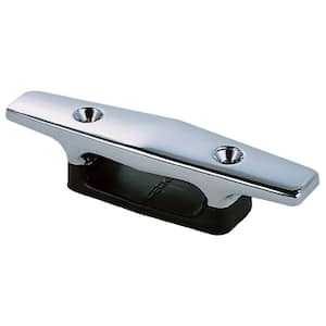 Chrome-Plated Open Base Cleat with Black Polymer Base - 4.5 in. Length