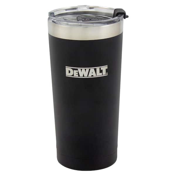 20 oz. Stainless Steel Black Powder-Coated Tumbler