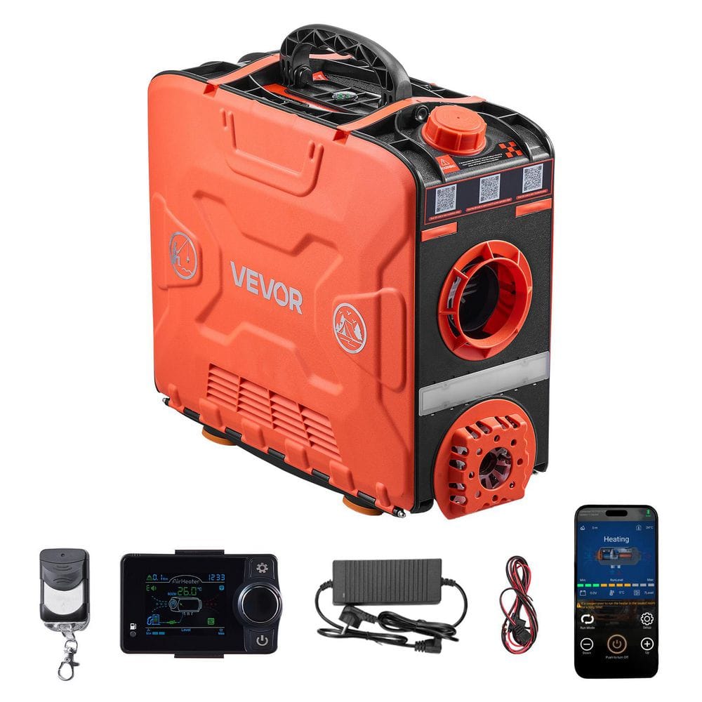 Diesel Heater 27296 BTU /h 8KW DC 12-Volt All in One Portable Diesel Air Heater with Bluetooth APP Control, Space Heater price history on PriceWatchPro