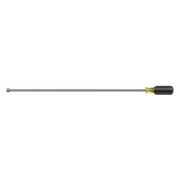 Klein Tools 5/16 in. Super Long Magnetic Tip Nut Driver with 18 in. Hollow Shaft - Cushion Grip Handle