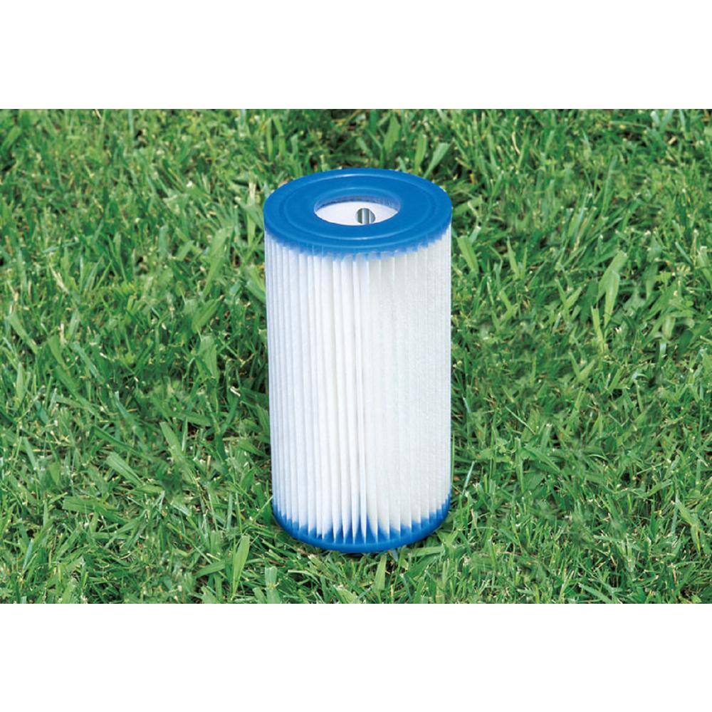 Intex 12ft Blue PVC Round Pool with Filter Pump