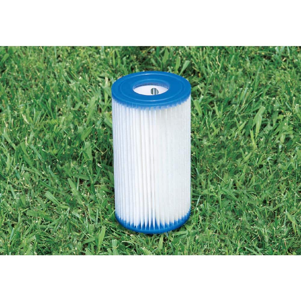 Intex 12ft Blue PVC Round Pool with Filter Pump