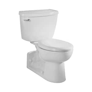 Yorkville FloWise Pressure-Assisted 4 in. Rough-In 2-piece 1.1 GPF Single Flush Elongated Toilet in White