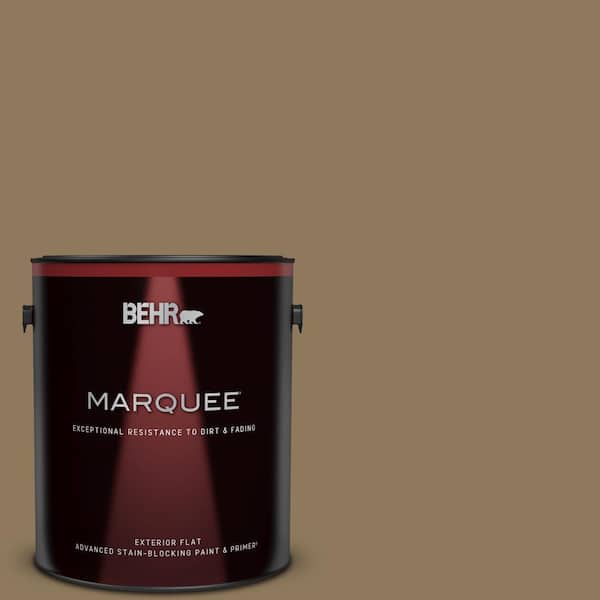 BEHR MARQUEE 1 gal. #N300-6 Archaeological Site Flat Exterior Paint & Primer