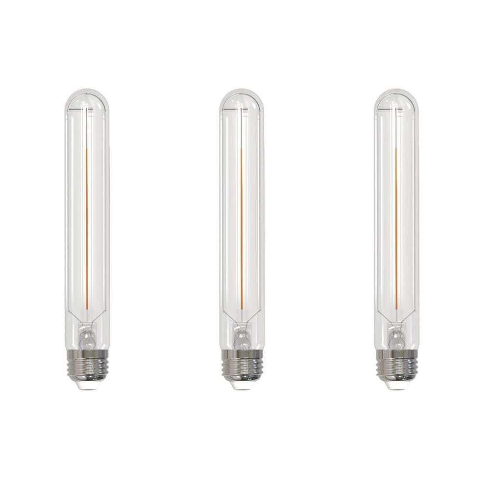 25-Watt Equivalent T9 7.5 in. Dimmable Clear E26 LED Light Bulb in 3000K Soft White (3-Pack) price history on PriceWatchPro