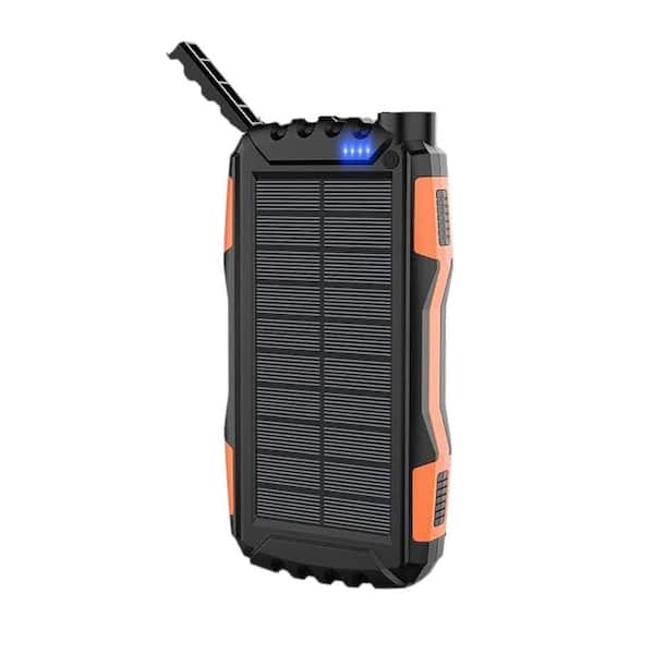 10W/20W/30W Portable Solar Panel Charger IP67 Waterproof ETFE USB Phone Charger with Detachable Power Hub