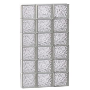 Hy-Lite 47 in. x 11 in. Acrylic Block Picture Vinyl Window White Glacier  Wave 9PW4711V1500WHG - The Home Depot