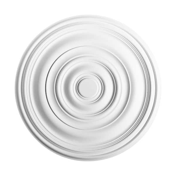 ORAC DECOR 29-3/8 in. x 1-1/4 in. Plain Primed White Polyurethane Ceiling Medallion