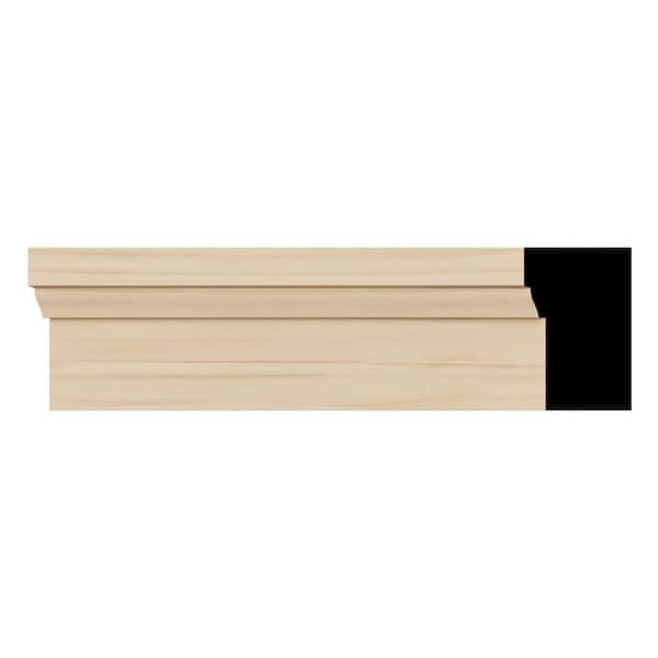 WM180 1.25 in. D x 2 in. W x 96 in. L Wood (Alder) Crown Molding