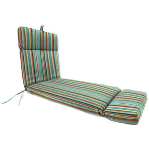 72 in. L x 22 in. W x 3.5 in. T Outdoor Chaise Lounge Cushion in Mamba Pelican