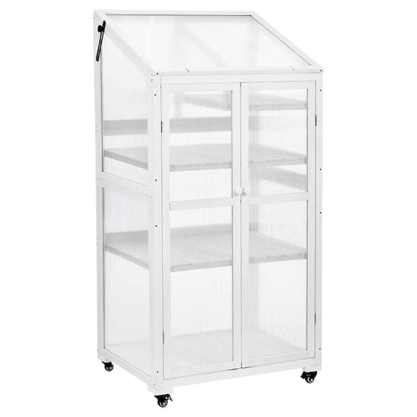 3 ft. W x 2 ft. D Wood Shed with Double Door (6 sq. ft. )