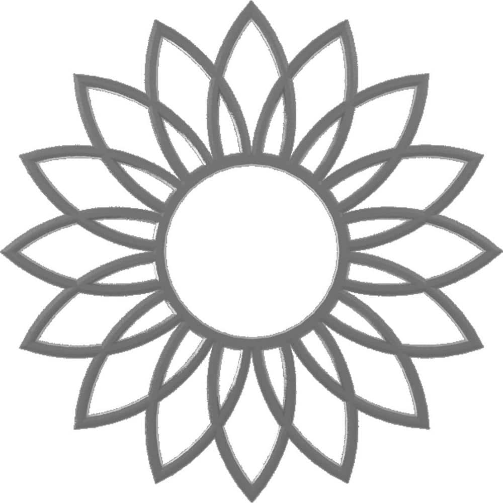 1 in. x 38 in. x 38 in. Daisy Architectural Grade PVC Pierced Ceiling Medallion price history on PriceWatchPro
