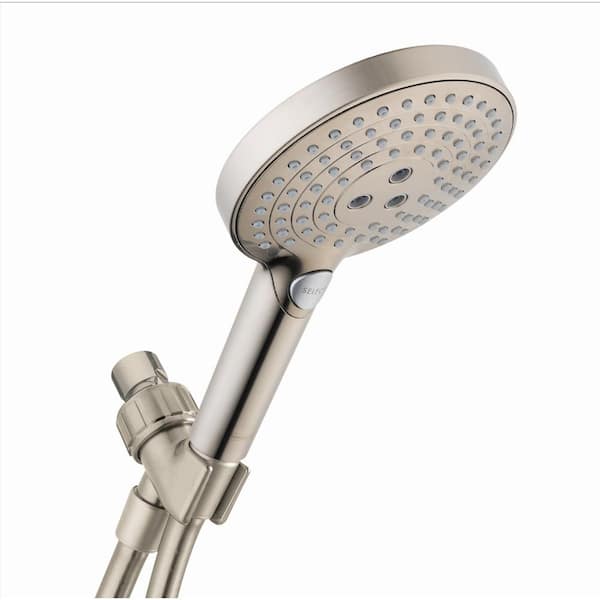 Hansgrohe 3Spray 4.9 in. Single Wall Mount Handheld Rain Shower Head