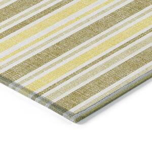Chantille ACN531 Khaki 1 ft. 8 in. x 2 ft. 6 in. Machine Washable Indoor/Outdoor Geometric Area Rug