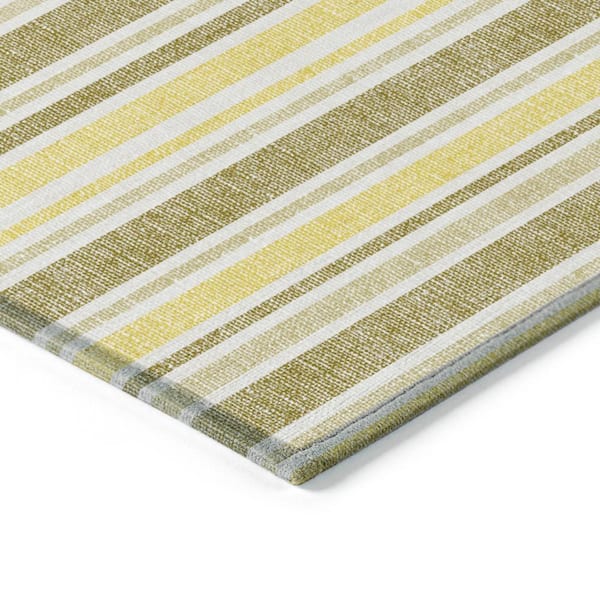 Chantille ACN531 Khaki 2 ft. 6 in. x 3 ft. 10 in. Machine Washable Indoor/Outdoor Geometric Area Rug