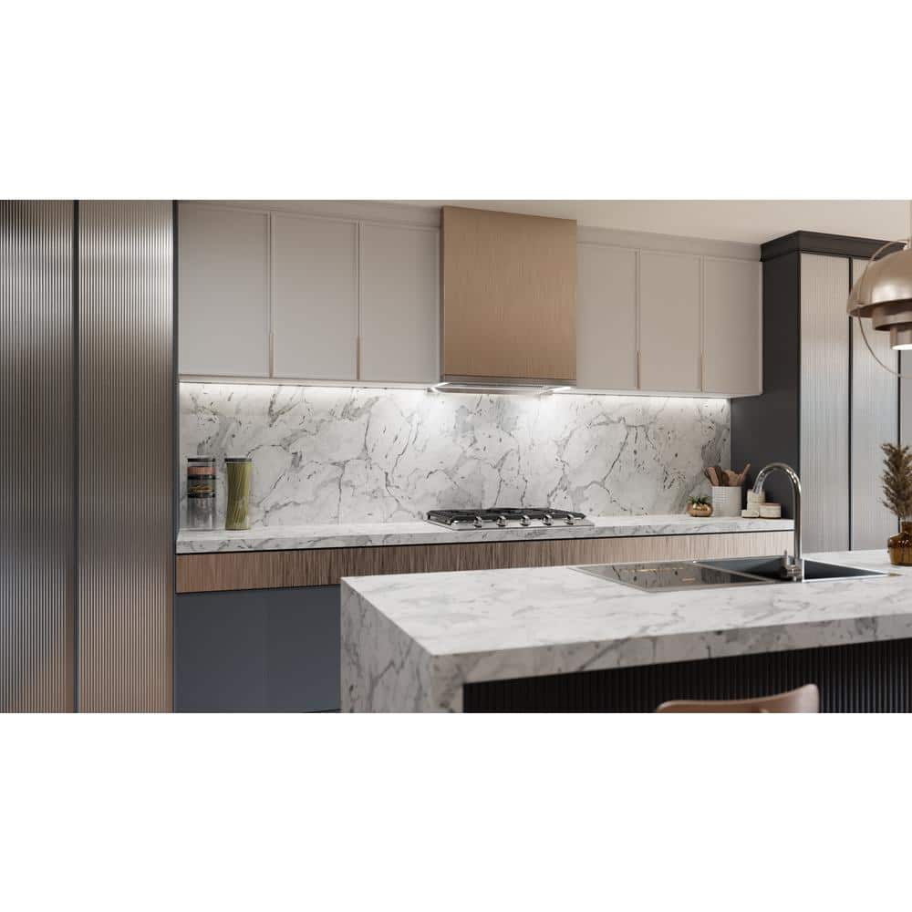 Fotile 36" Stainless Steel and Black Insert Range Hood
