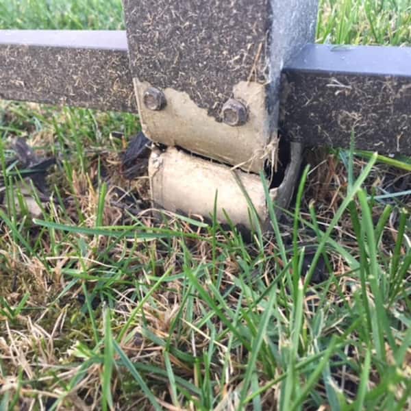 Fence Armor 2.5 in. L x 2.5 in. W x 3 in. H Black Ornamental Fence Post Guard