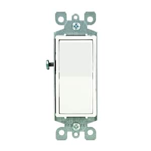 Decora 15 Amp Illuminated Switch, White