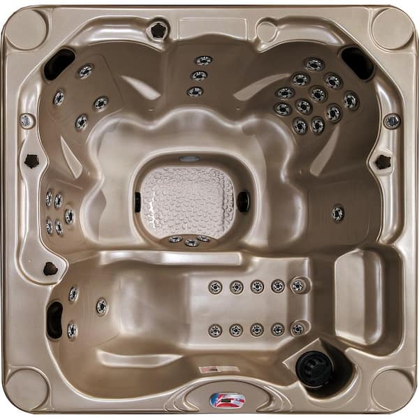 6-Person 40-Jet 240-Volt Premium Acrylic Lounger Spa Standard Hot Tub with Ozonator and 5.5kW Heater