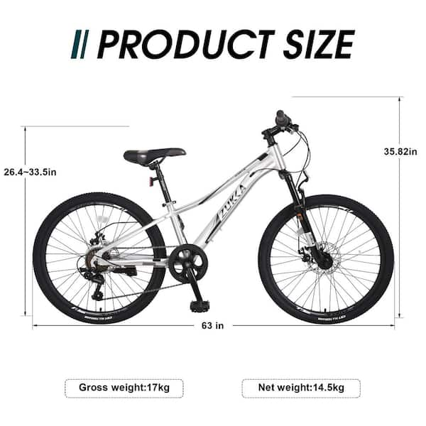 Shimano bike size discount chart